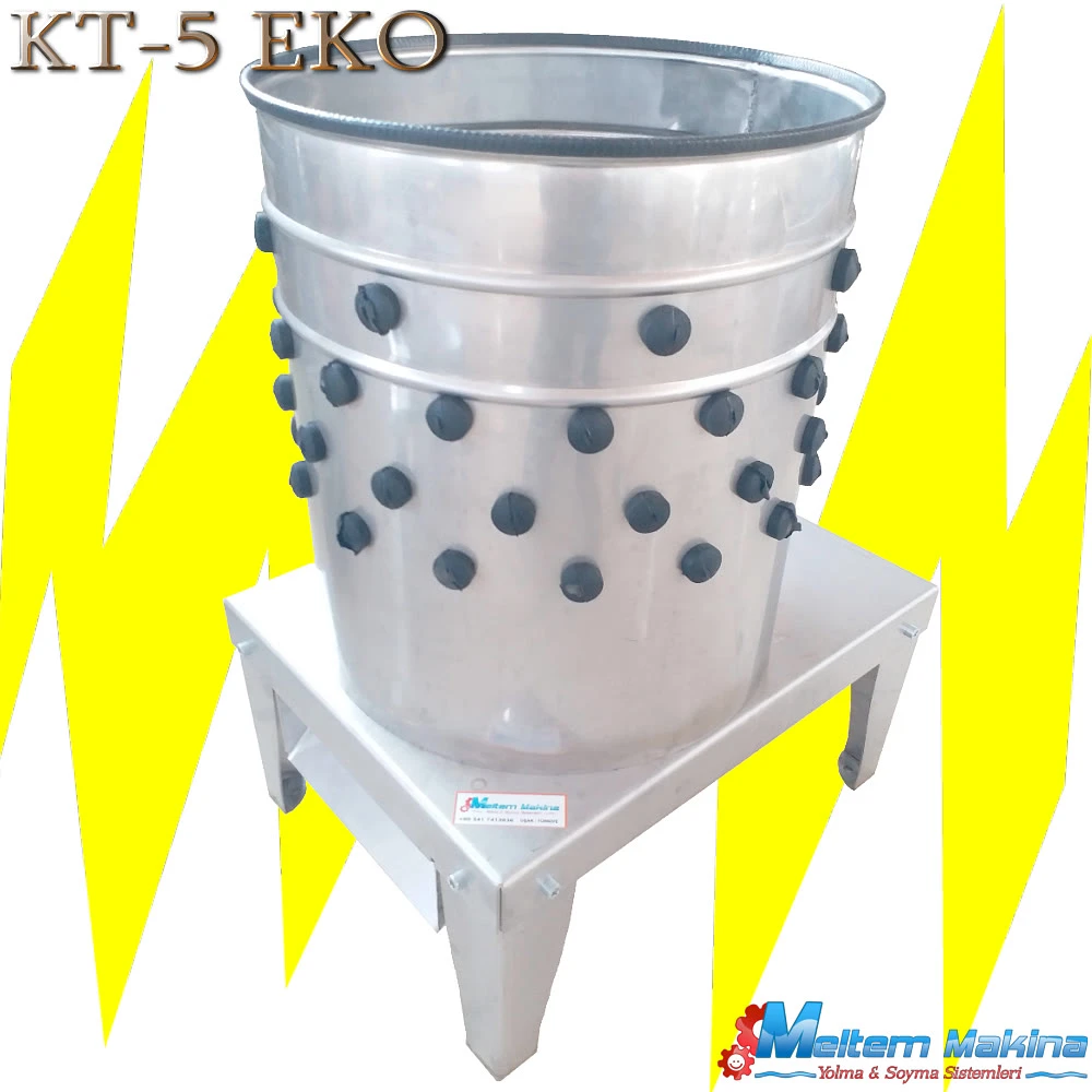 KT5 EKO TEK TAVUK TÜY YOLMA MAKİNESİ